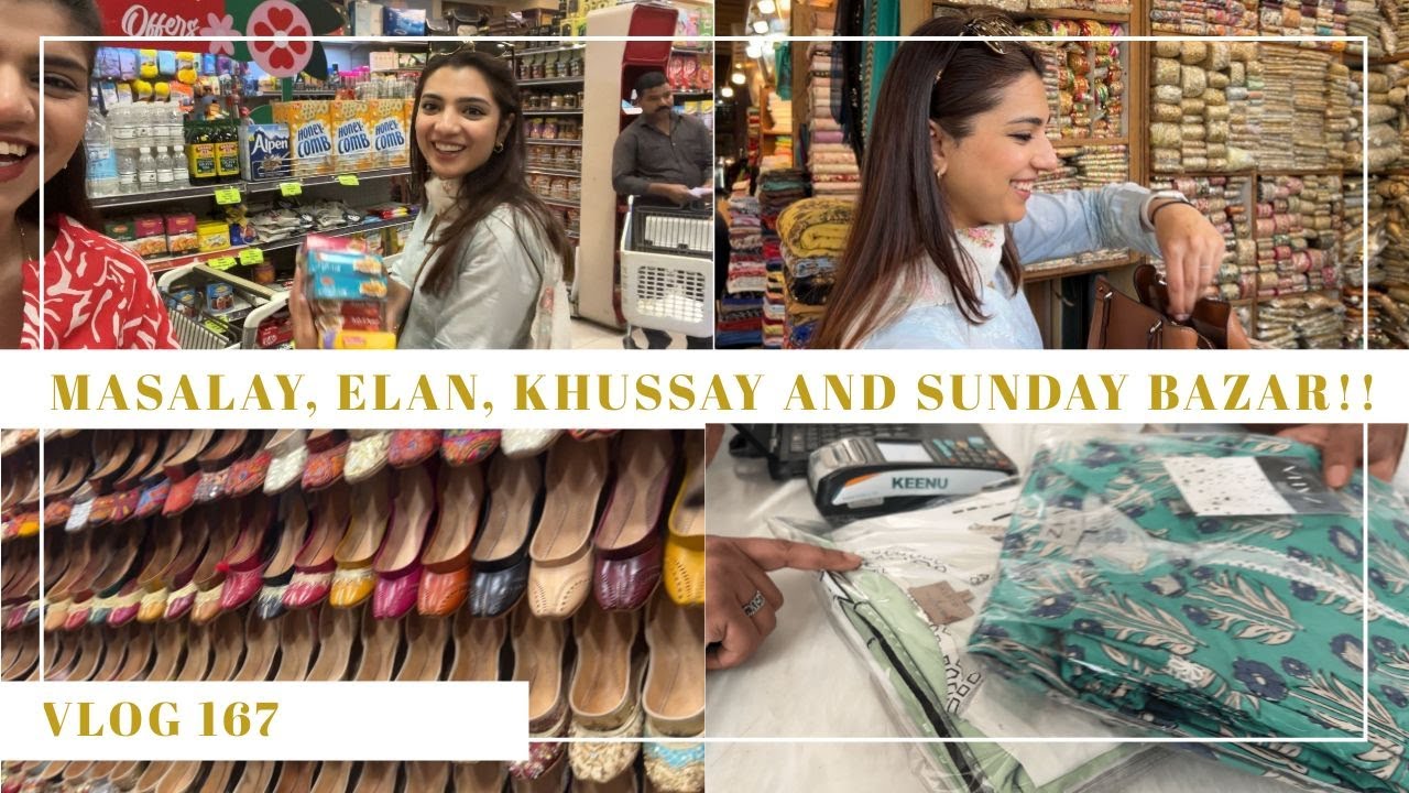 BEST KHUSSAY IN KARACHI AND SOME SUMMER SHOPPING WITH MAMA! - Vlog 167