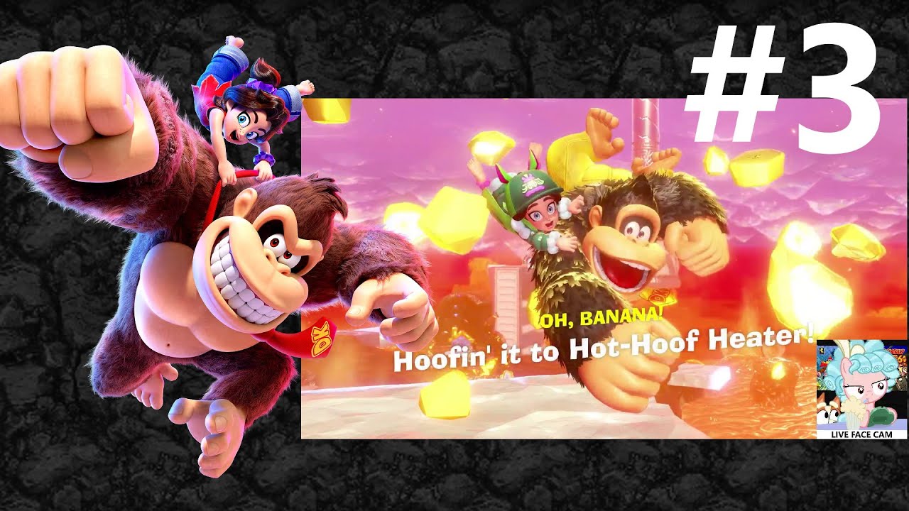 Donkey Kong Bananza - First Playthrough Part 3 (Livestream Archive)