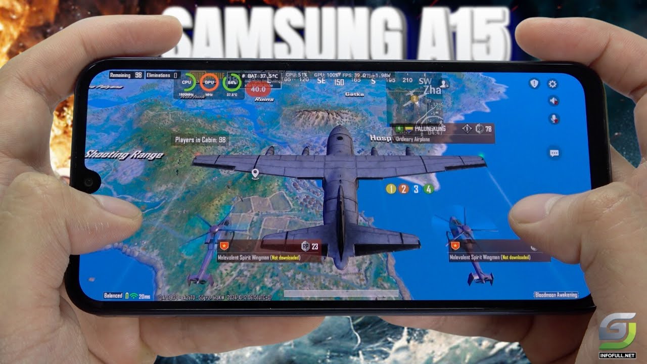 Samsung Galaxy A15 5G Test game PUBG Mobile 2024 | Dimensity 6100+