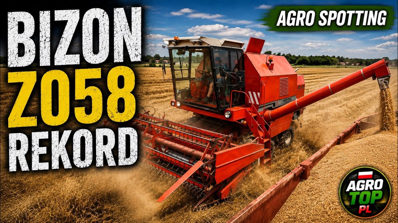 Żniwa Bizon Rekord Z058