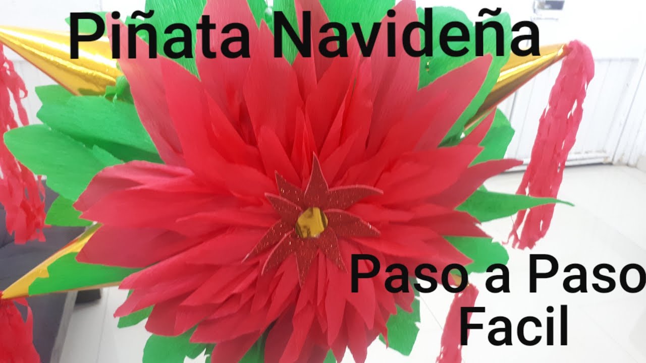 COMO HACER PIÑATA NAVIDEÑA #mexico #cosasdemexicanos #shorts