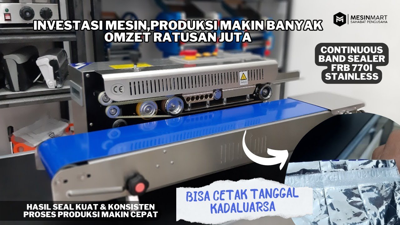 PRESS PLASTIK JALAN OTOMATIS | CONTINUOUS BAND SEALER WILLMAN FRB 770i | Bisa press mika & aluminium