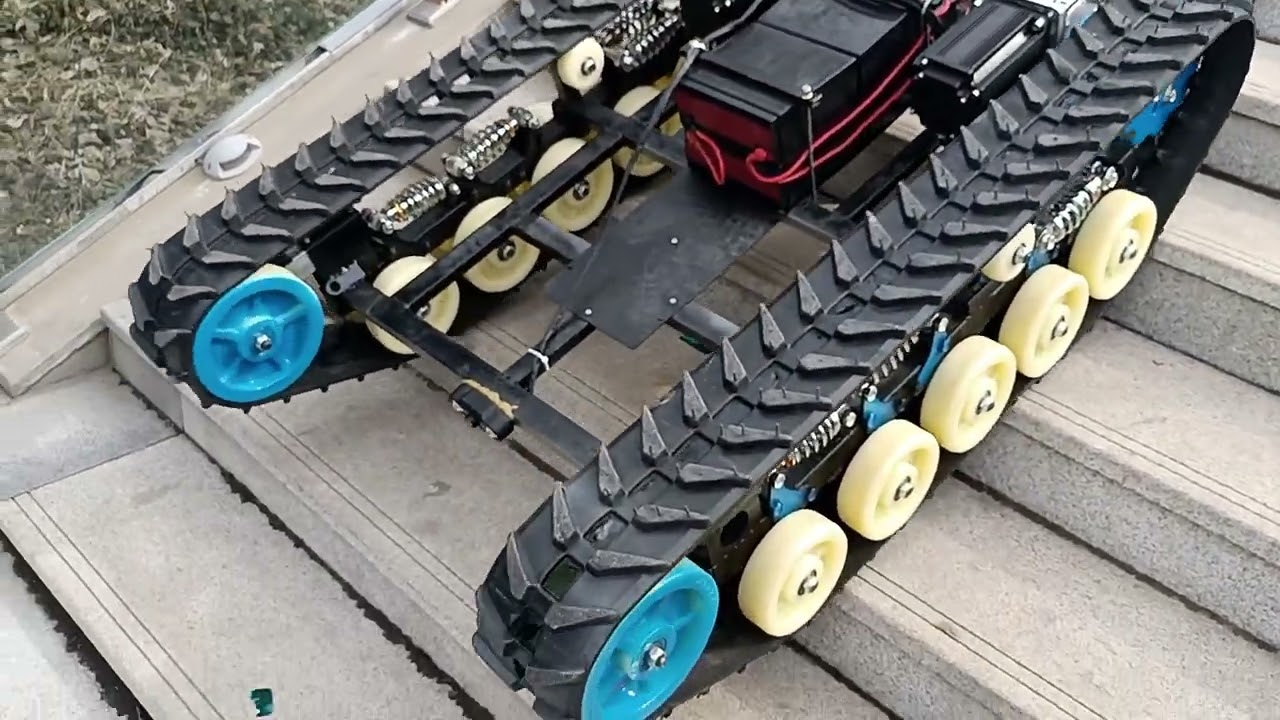Vigorun Shock-absorbing Suspension Remote Control Tank Robot Chassis (RTC300)