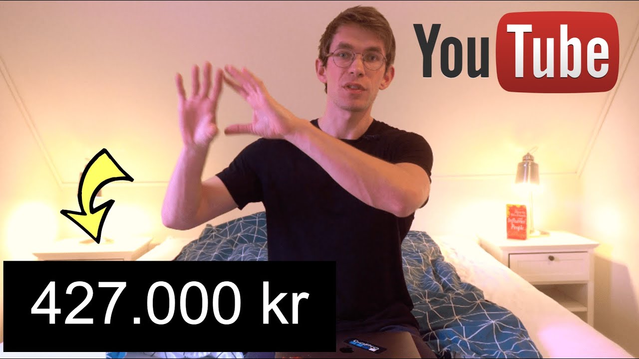 S&aring; meget tjente jeg i 2020 (f&oslash;rste &aring;r som YouTuber)