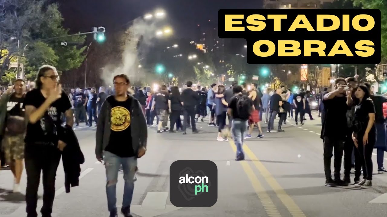 Desconcentración de público en el estadio Obras Sanitarias - Bs.As.