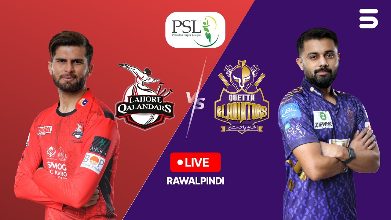 🔴 - 𝐑𝐄𝐋𝐈𝐕𝐄 | Lahore Qalandars vs Quetta Gladiators | Match 34