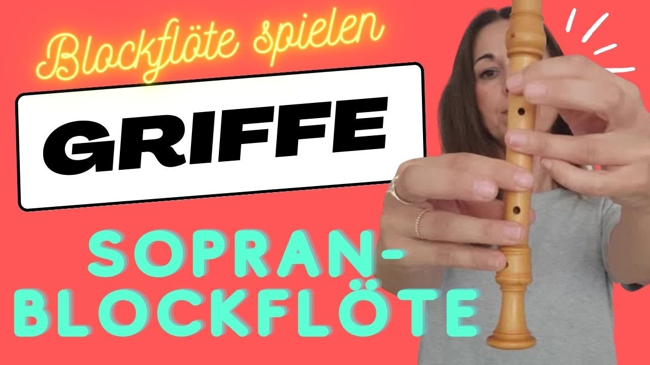 Grifftabelle Sopranblockflöte c' bis e''' | #verasblockflötenkanal