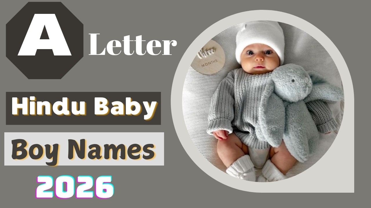 A Letter Baby Boy Names | Top 30 Latest Hindu Baby Boy Names by Alphabet 'A' | Saru's Empire