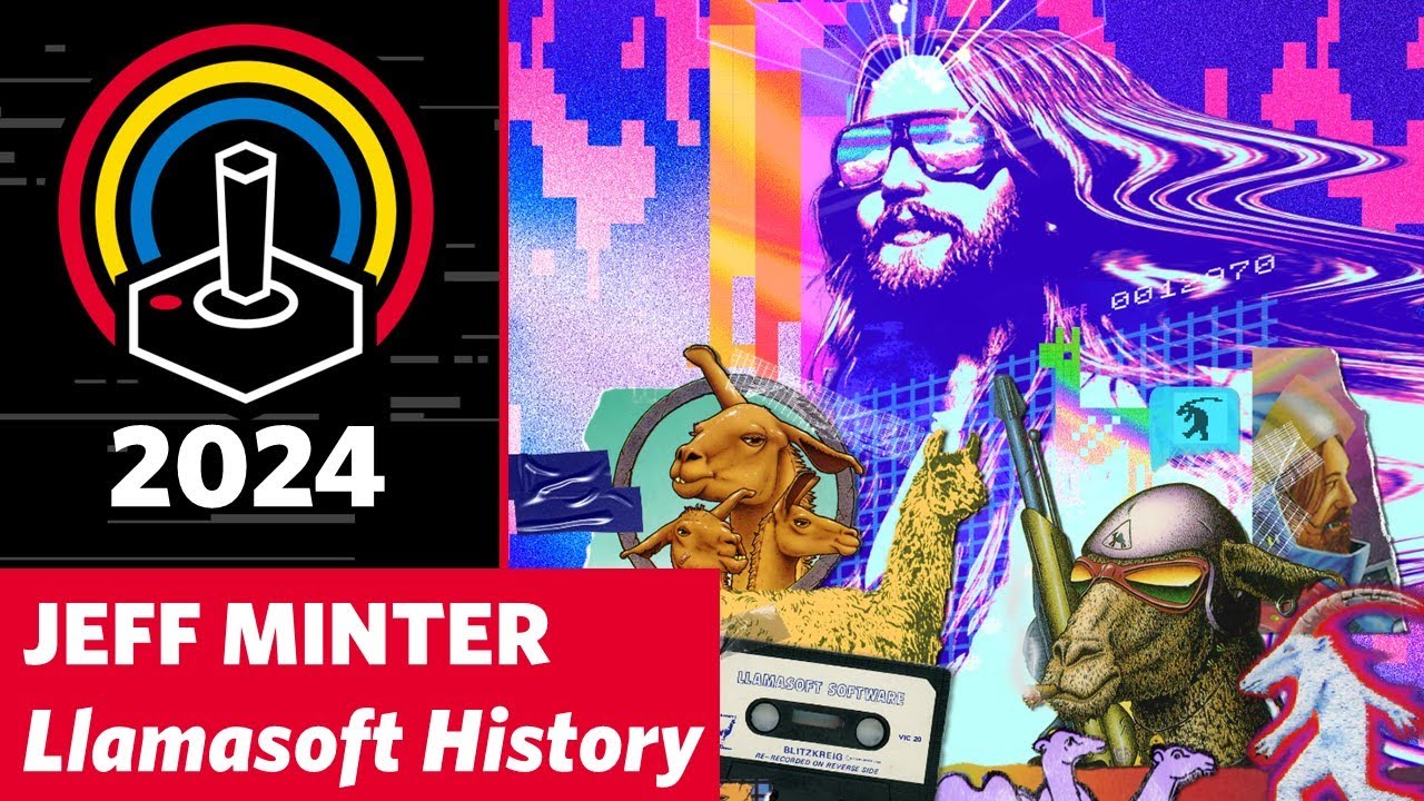 Jeff Minter The History of Llamasoft - PRGE 2024 - Portland Retro Gaming Expo