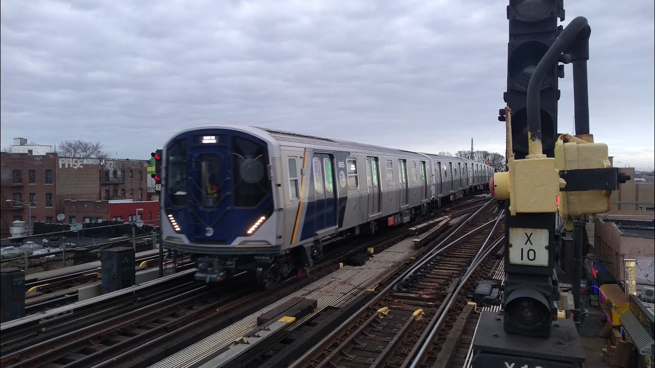 NYC Subway: R211A Test Train & R42 Protection Train Action Between Rockaway Blvd and 80th St.