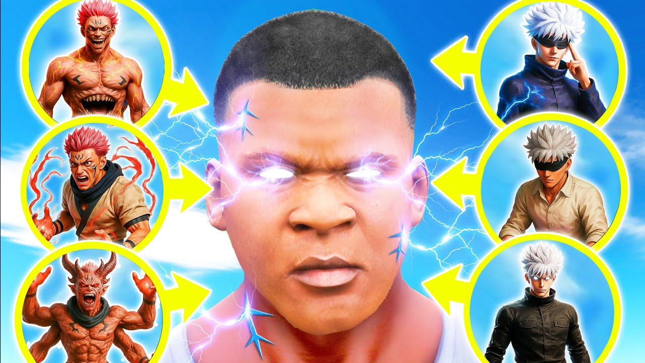 FRANKLIN Upgrading TO THE STRONGEST GOJO AND SUKUNA in GTA 5 (Hindi) | GTA5 AVENGERS (GTA 5 mods)