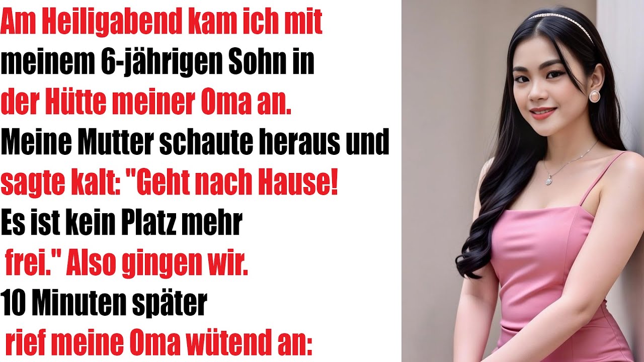 An Heiligabend bei Oma: Mein Sohn und ich überraschten meine Mutter