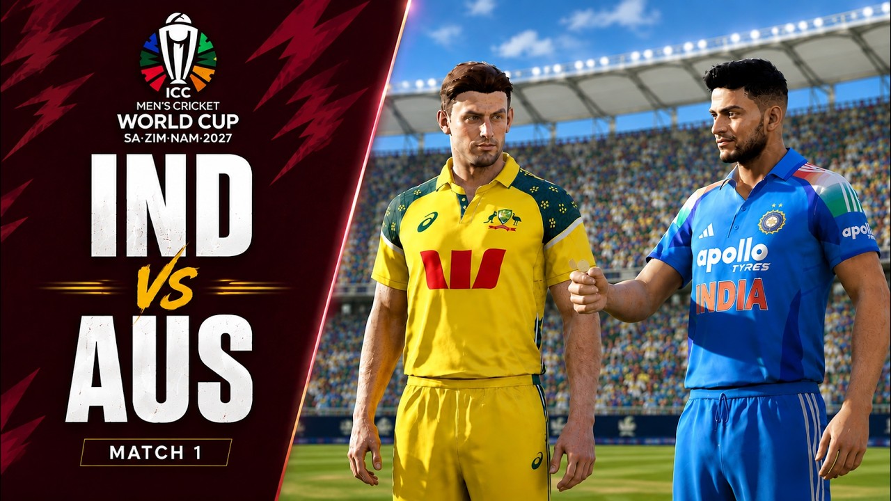 ODI WORLD CUP 2027 BEGINS! 🏆 | INDIA vs AUSTRALIA | MATCH 1
