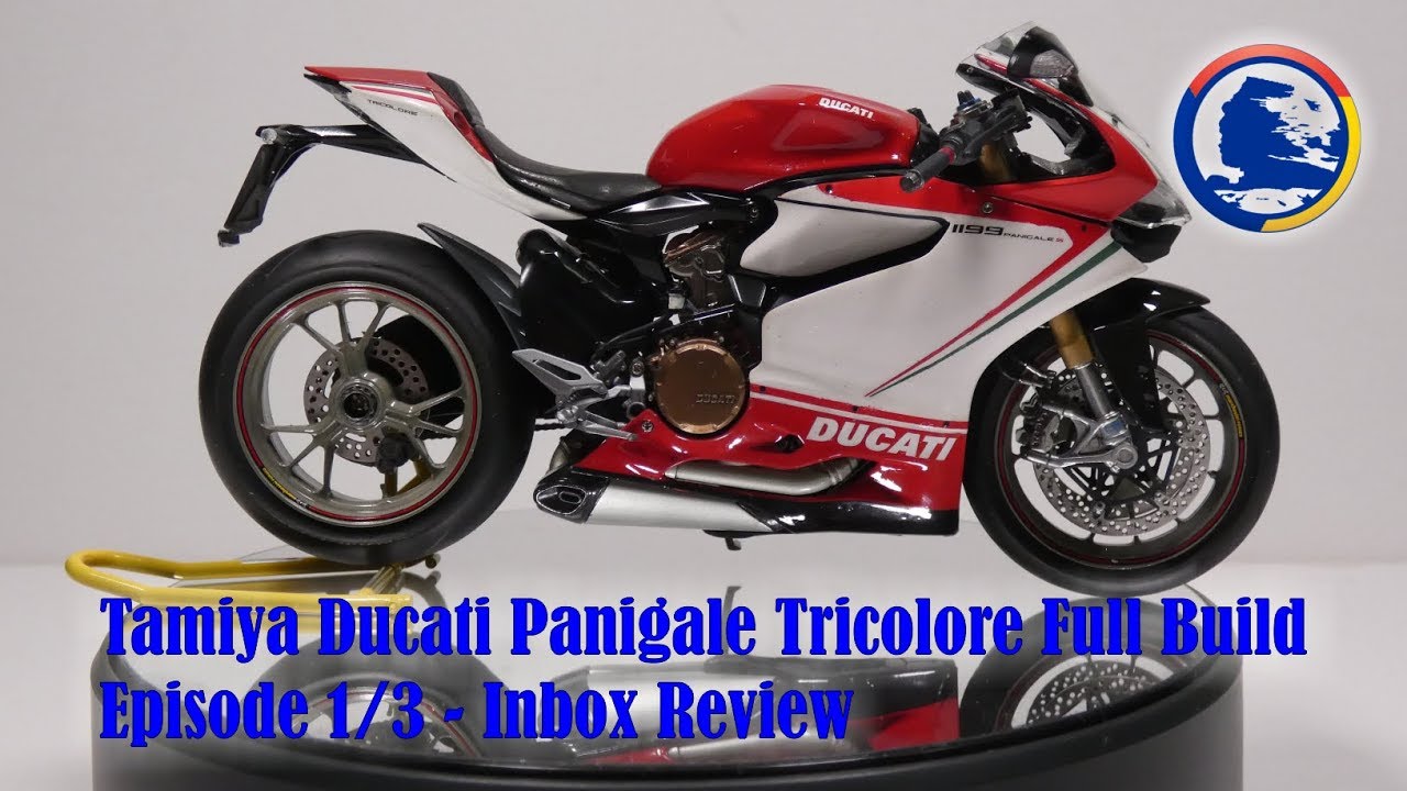 Tamiya 1/12 Ducati Panigale Tricolore (#14132) full build - part 1/3: Inbox Review
