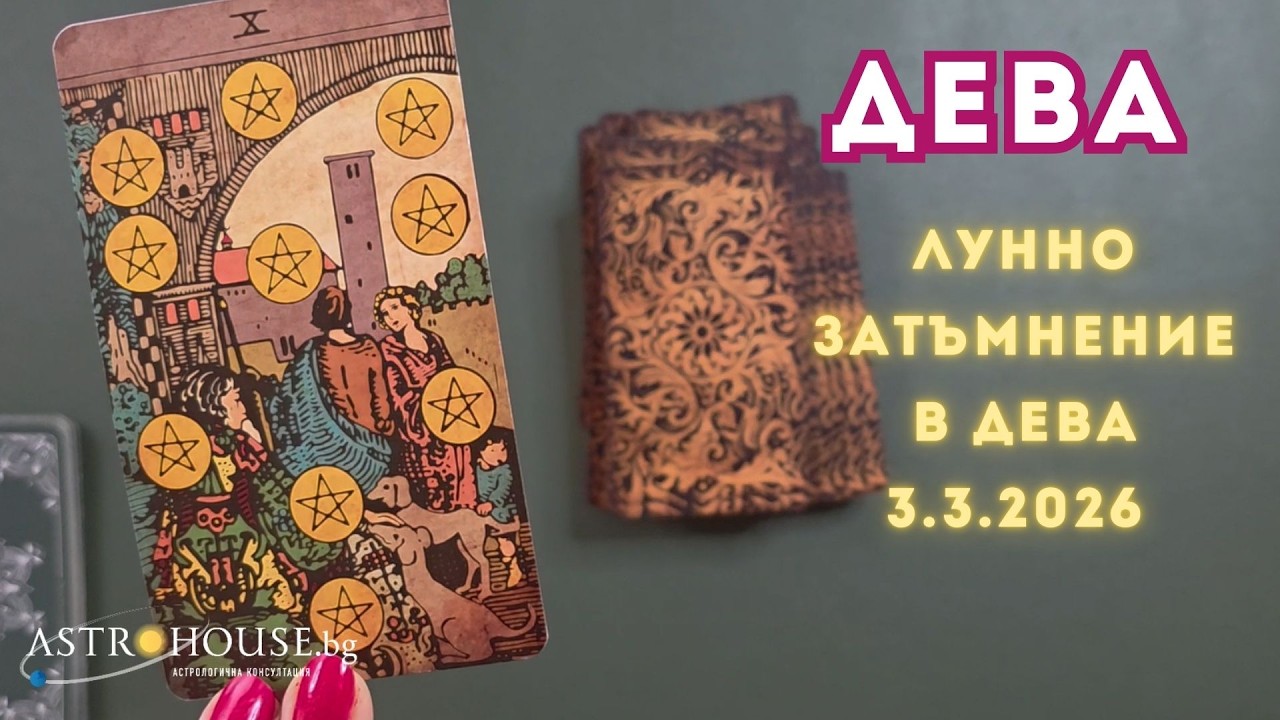 🔮Дева ✨Таро ✨ Лунно затъмнение ✨3 март 2026✨