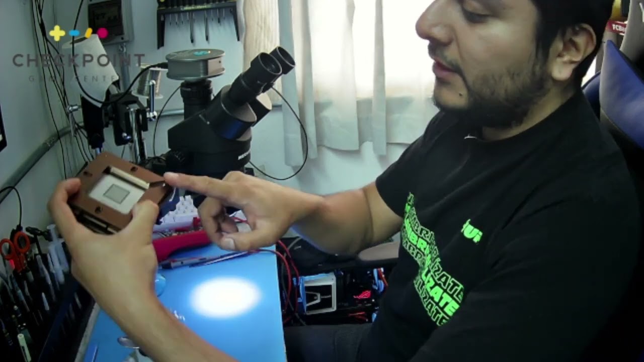 Guía Reballing CPU Estencil 90x90