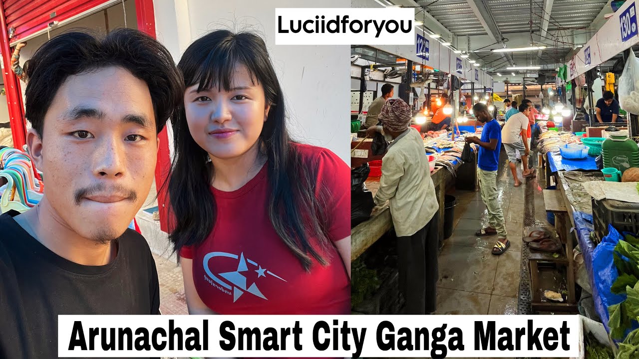 Exploring Ganga Market in Itanagar | Arunachal Smart City 🏙️ 