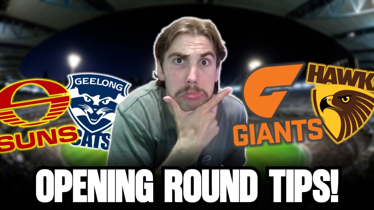 Opening Round AFL Tips + Predictions
