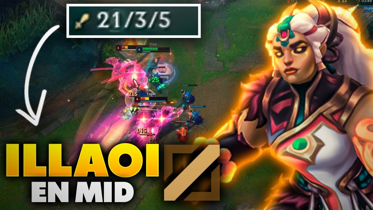 ILLAOI MID FULL AD ¡+20 KILLS! 🥇 | Tenu