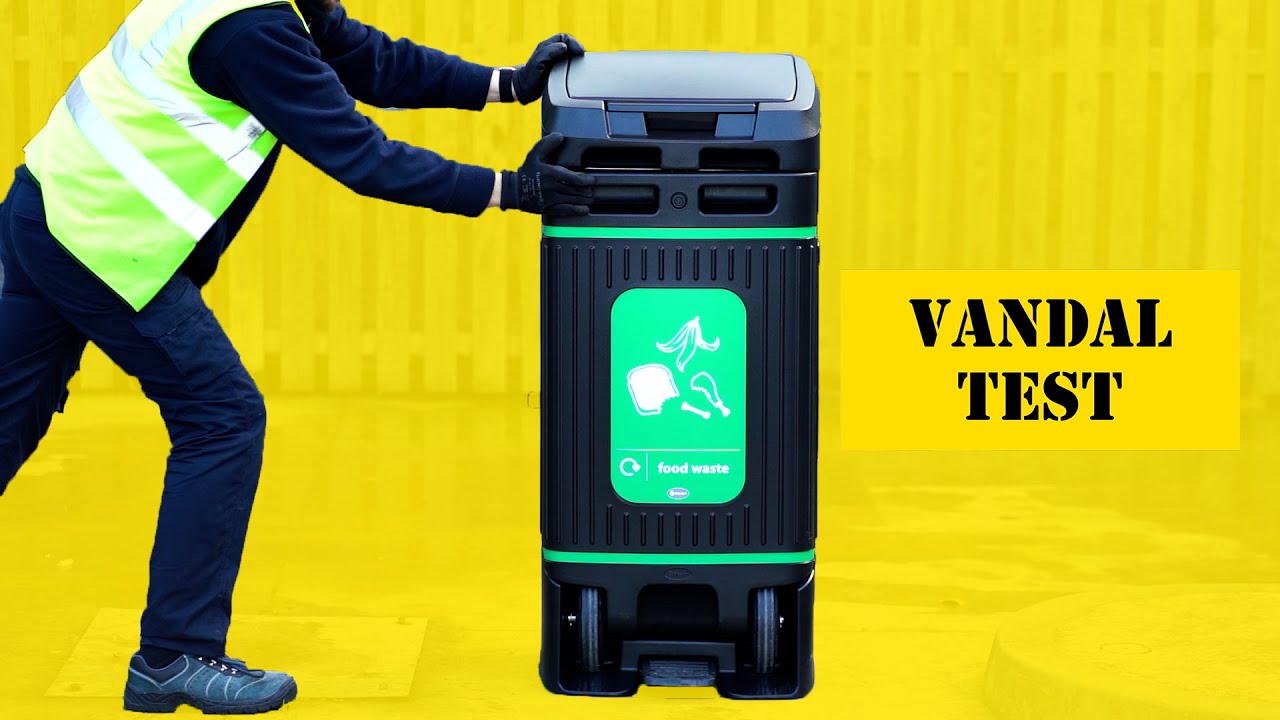 Glasdon UK | Glasdon Jubilee™ City 100 Bin Vandal Test
