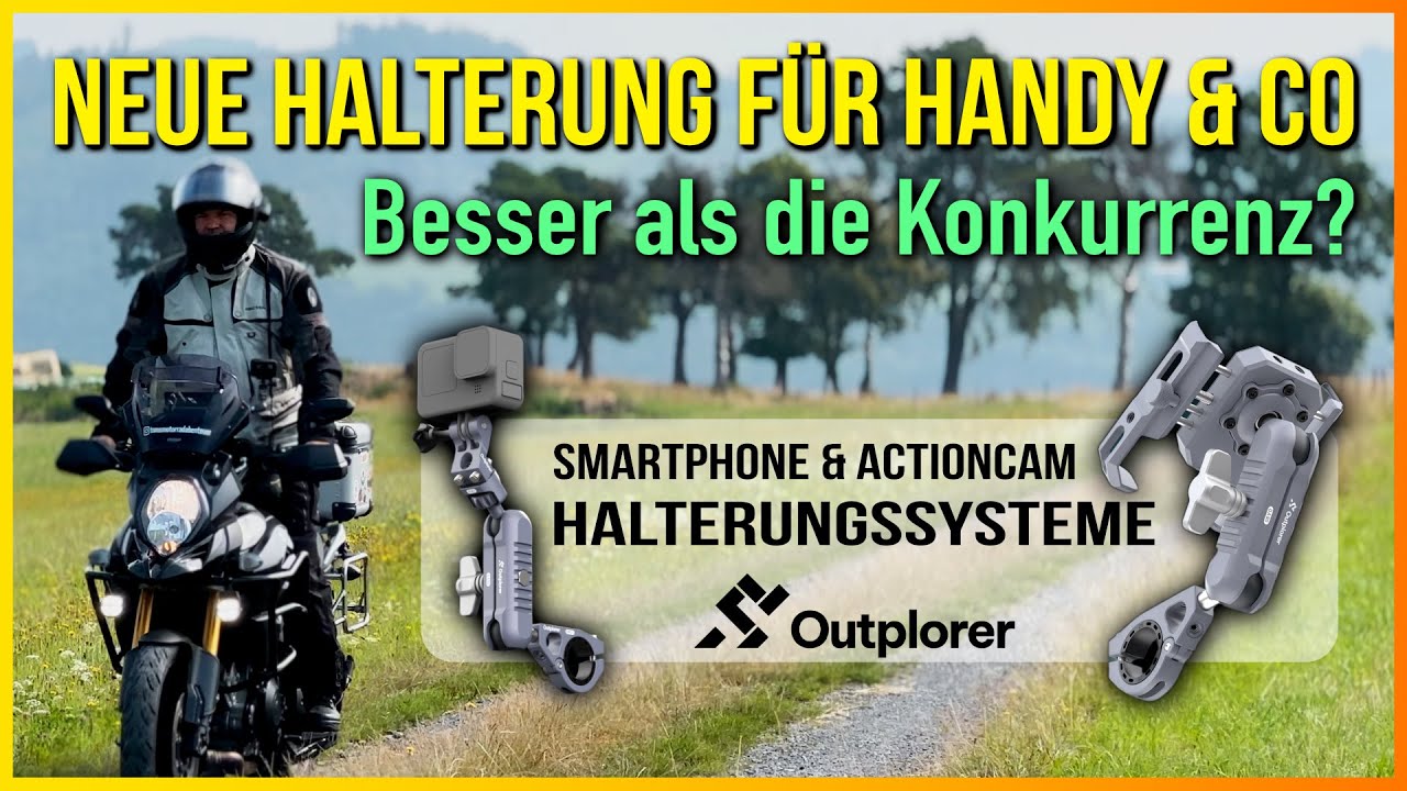 Handy & Action Cam Halterung am Motorrad - Neu und besser als andere?