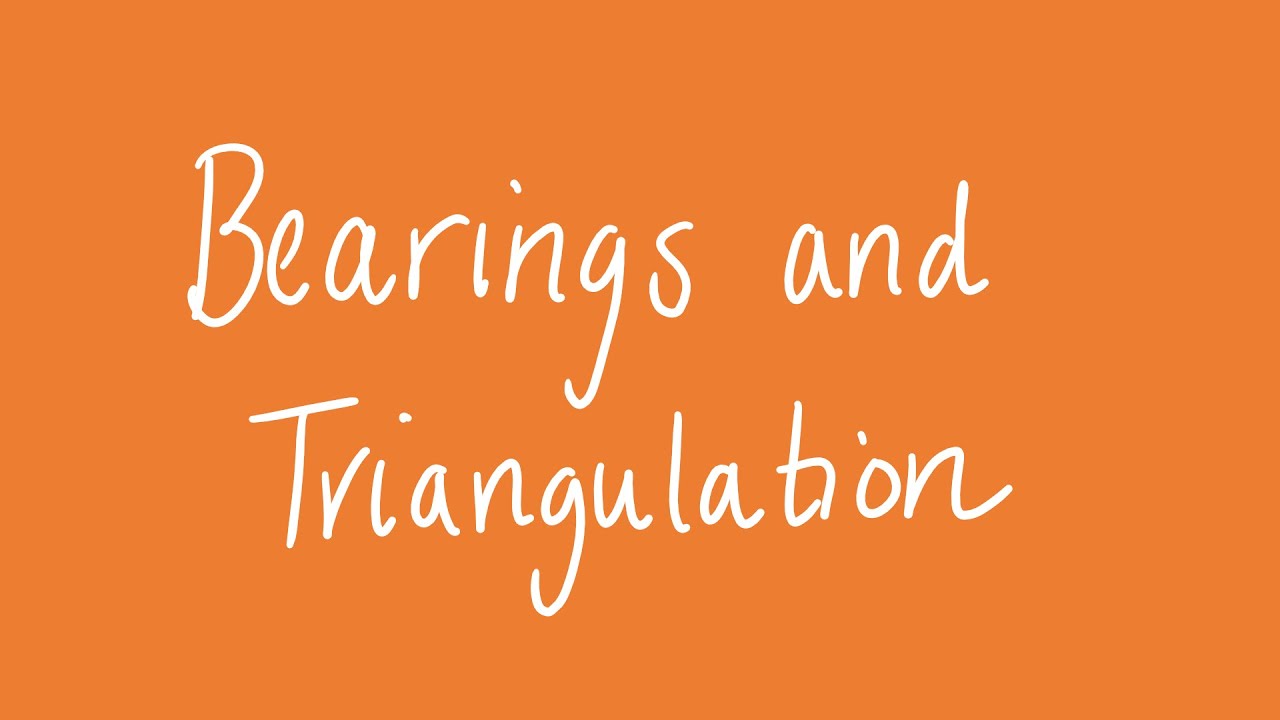 Bearings and triangulation | Unit 3 and 4 VCE Further Maths