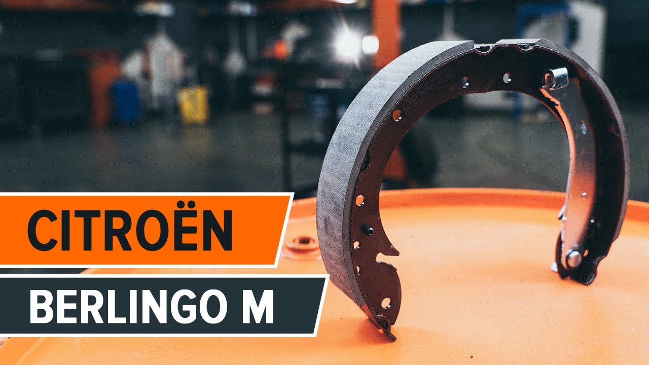 Jak wymienić tył szczęki hamulcowe w CITROËN BERLINGO M [PORADNIK AUTODOC]