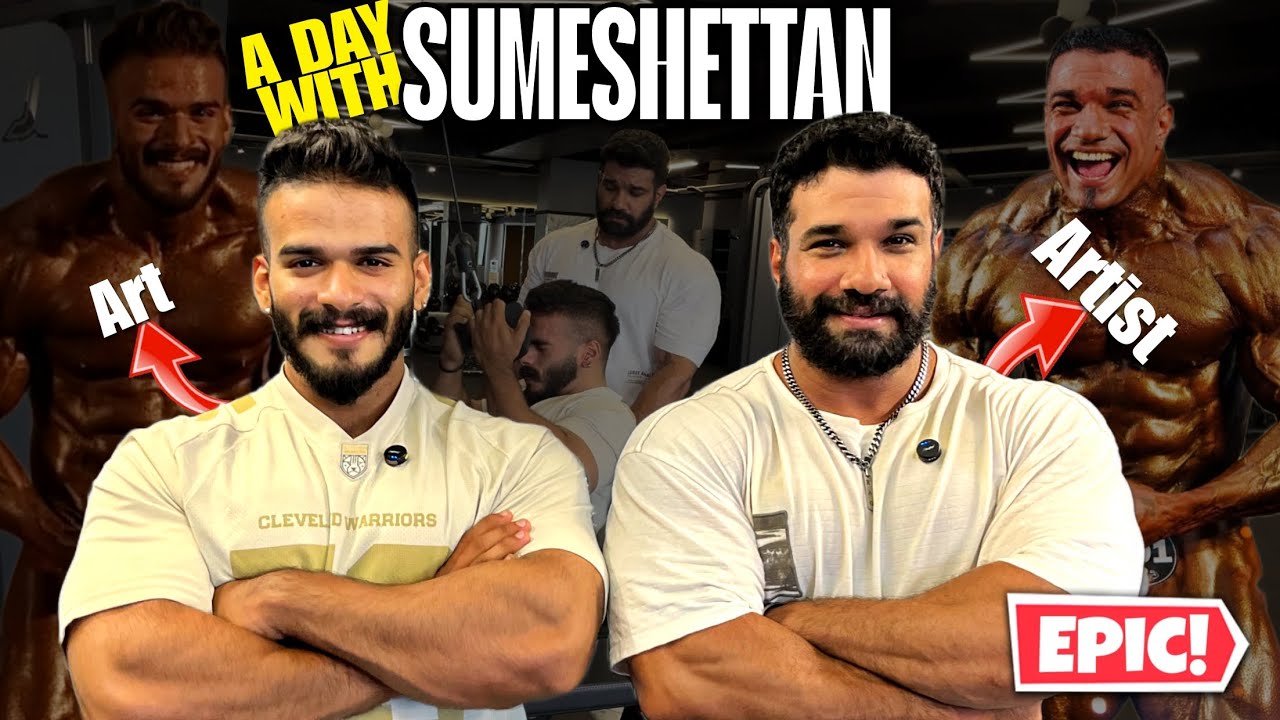 A DAY WITH SUMESHETTAN (SUMESH RAO)| INTENSE BACKWORKOUT  | MY FIRST VLOG | @LAXMAN
