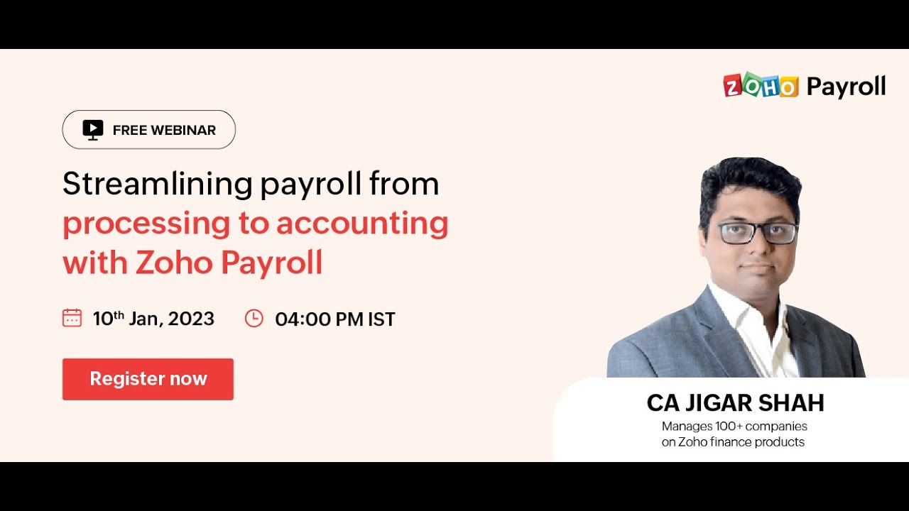 Streamlining payroll from processing to accounting ft. CA Jigar Shah - Webinar