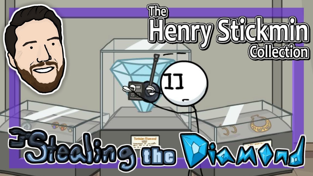 Stealing the Diamond (Remastered) - The Henry Stickmin Collection (All Fails, Endings, & Bios)