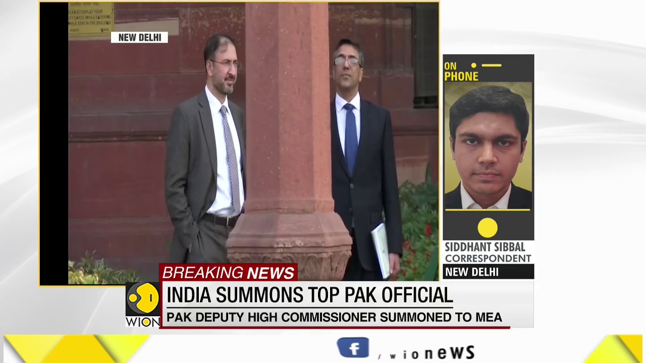 India summons top Pak high commissioner, lodges strong protest