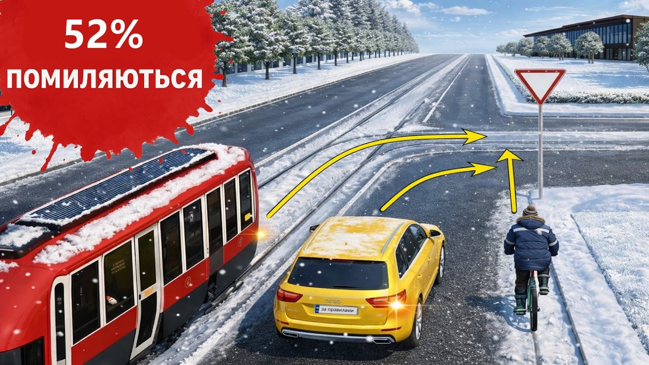 Який порядок роз'їзду згідно ПДР? Завдання для досвідченого водія
