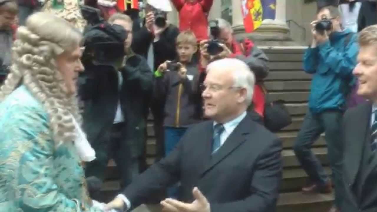 Historische Postkutsche Hannover 300 Jahre Personalunion Hanover König King George