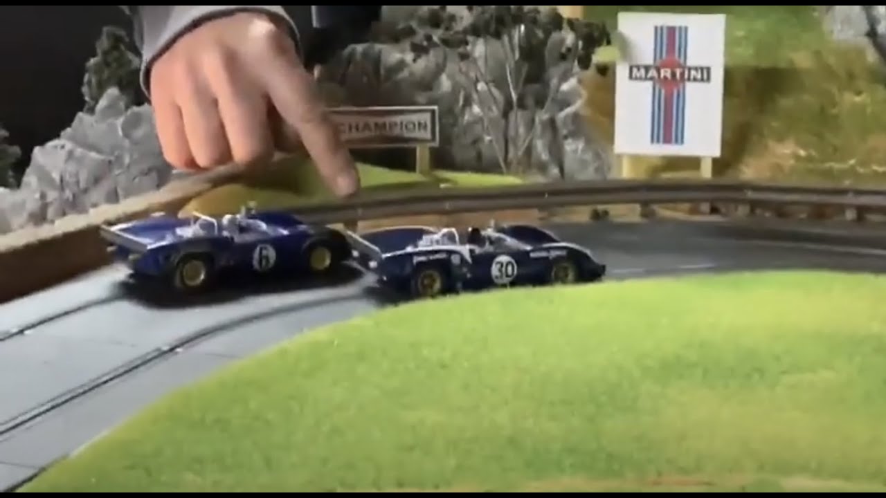 how to build realistic 1/32 scale slot car guardrail