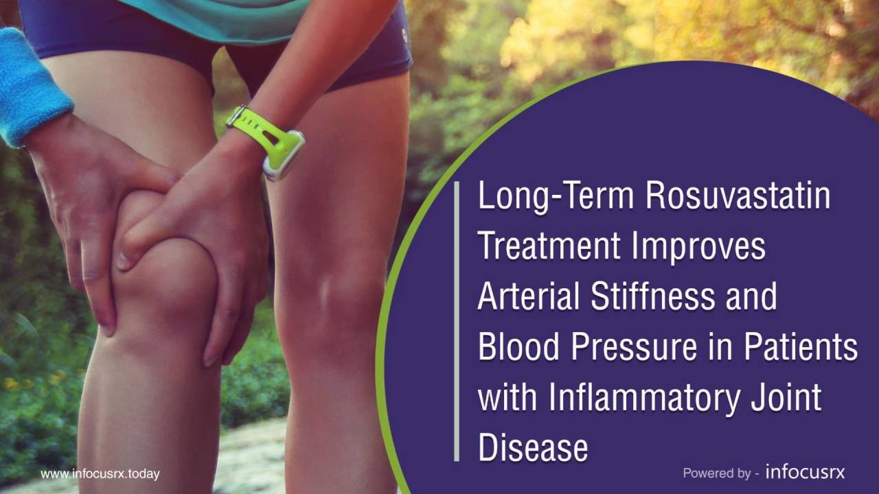 Rosuvastatin  Improves Arterial Stiffness and Blood Pressure in Case of Inflammatory Joint Disease