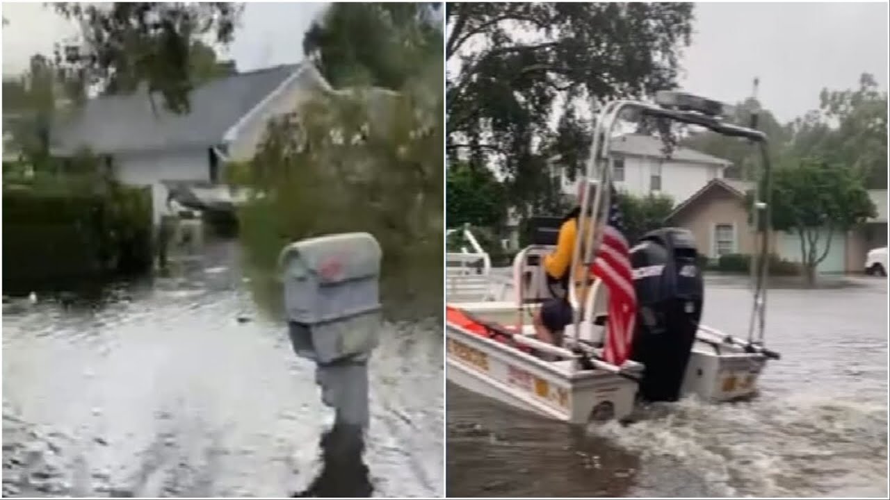 Внезапное наводнение затопило жителей района Флорида