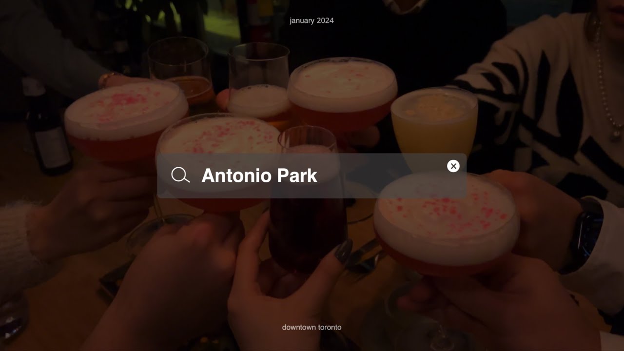 🇨🇦 VLOG: antonio park, ap restaurant, downtown toronto, new year, canada vlog, 토론토 브이로그