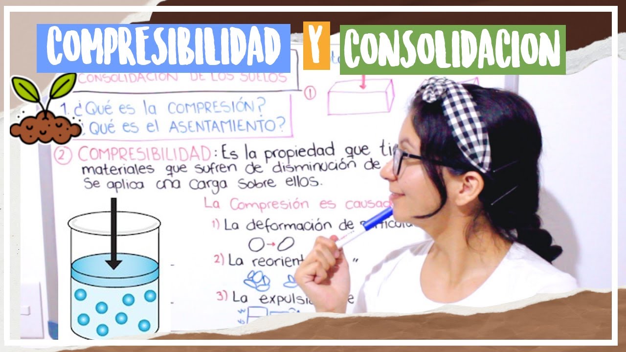 Clase: Diferencia entre COMPRESIBILIDAD y CONSOLIDACIÓN de suelos | Aprendeli
