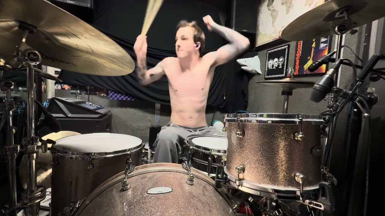 bee gees- night fever tosh drum cover