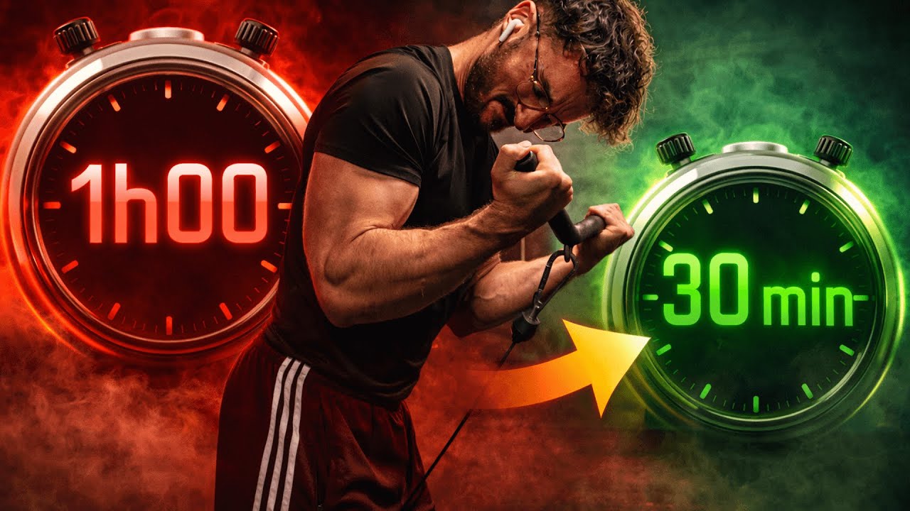 Comment t’entraîner MOINS… et prendre PLUS de muscle