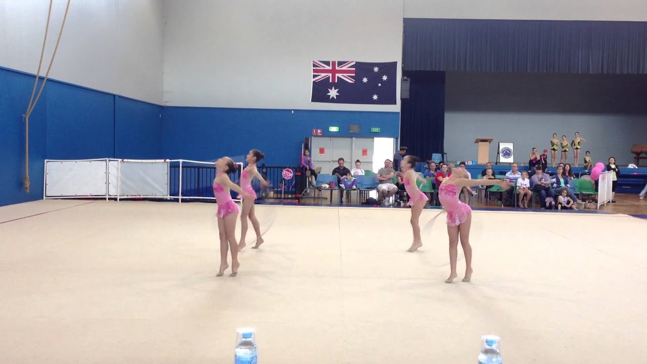 Splitz Gym Rhythmic Gymnastics - Sub-junior Group Sapphires - Hoop