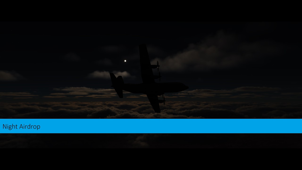 Night-Time Airdrop in the Hercules