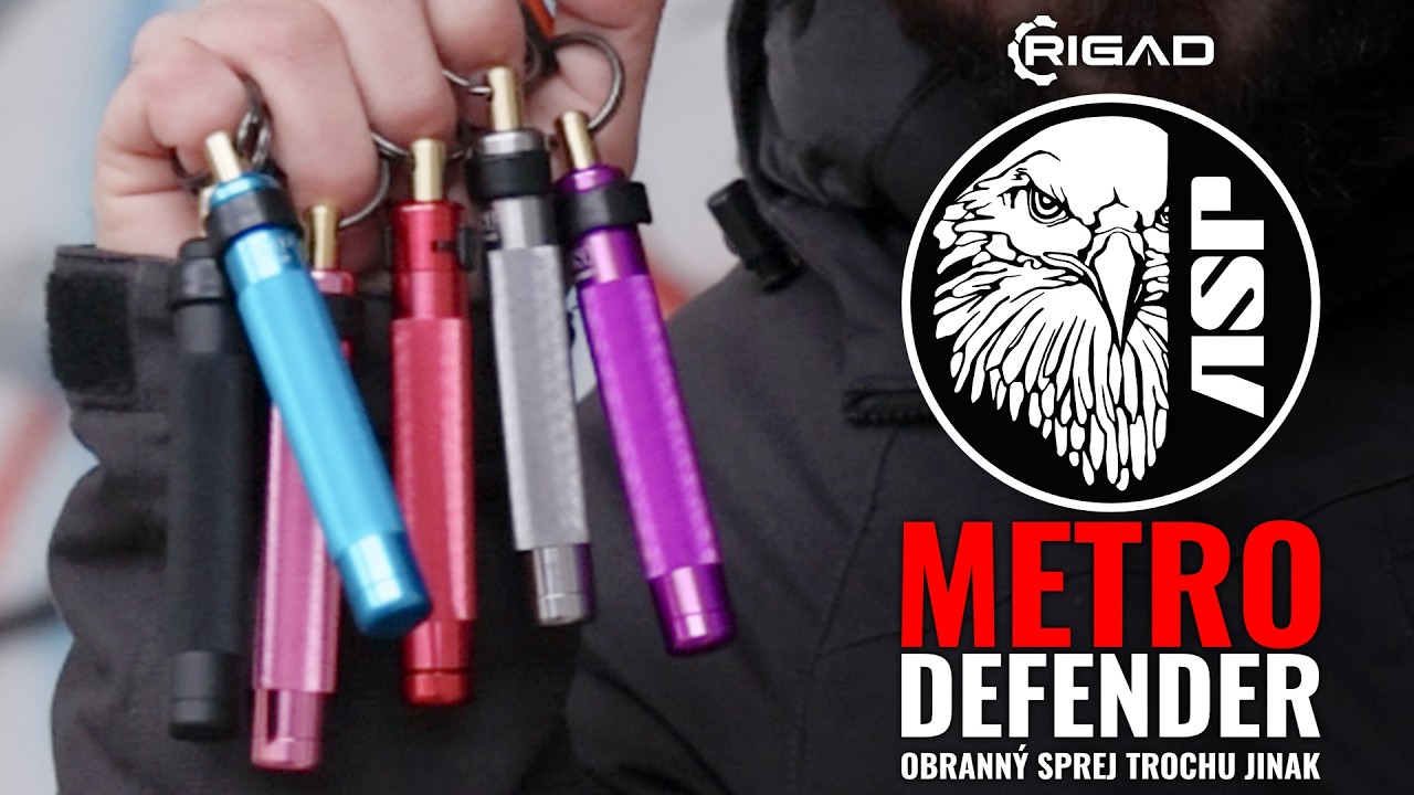 Obranný sprej Metro Defender D2 + D1 ASP® Může tohle být revoluce? Rigad!