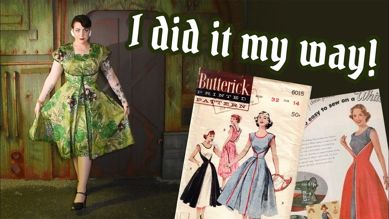 Walk Away from the Walkaway Dress? // Drafting it Myself