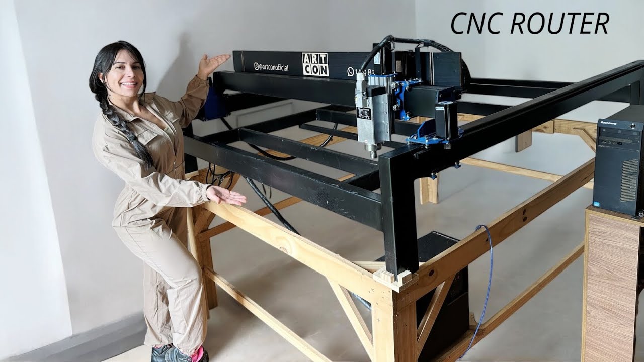 CNC ROUTER CONHEÇA MINHA NOVA MÁQUINA - MELHOR CUSTO BENEFÍCIO DO MERCADO.