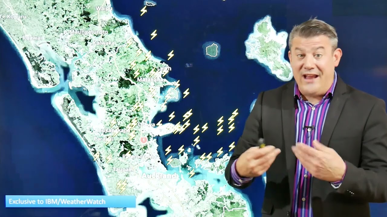 Special Auckland & North Island update as Severe Thunderstorms move through