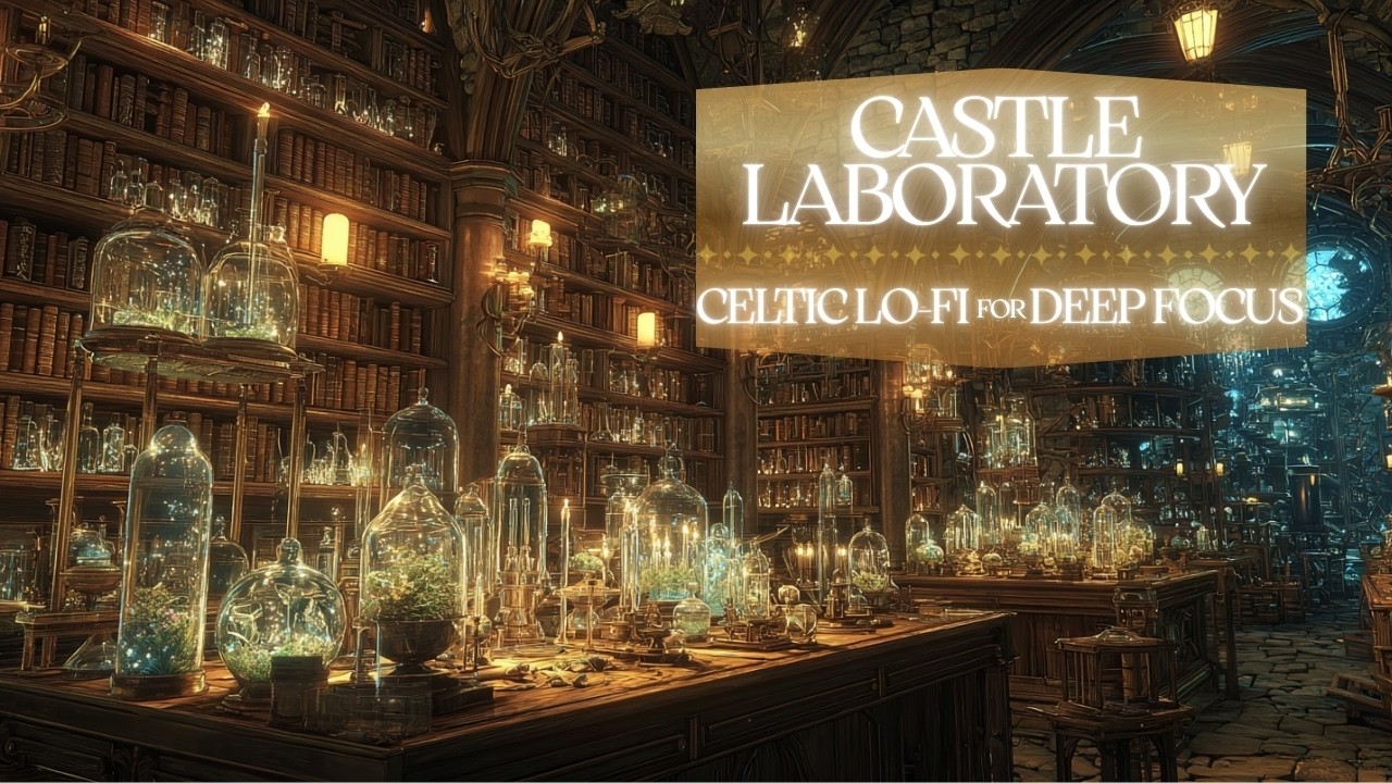Castle Laboratory | Alchemy Study Ambience | Celtic Lo-fi Music for Deep Focus
