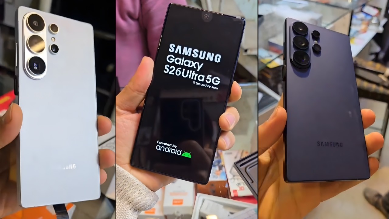 Утекло первое видео распаковки Samsung Galaxy S26 Ultra!