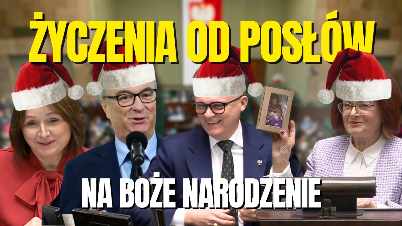 POSŁOWIE SKŁADAJĄ ŻYCZENIA NA BOŻE NARODZENIE