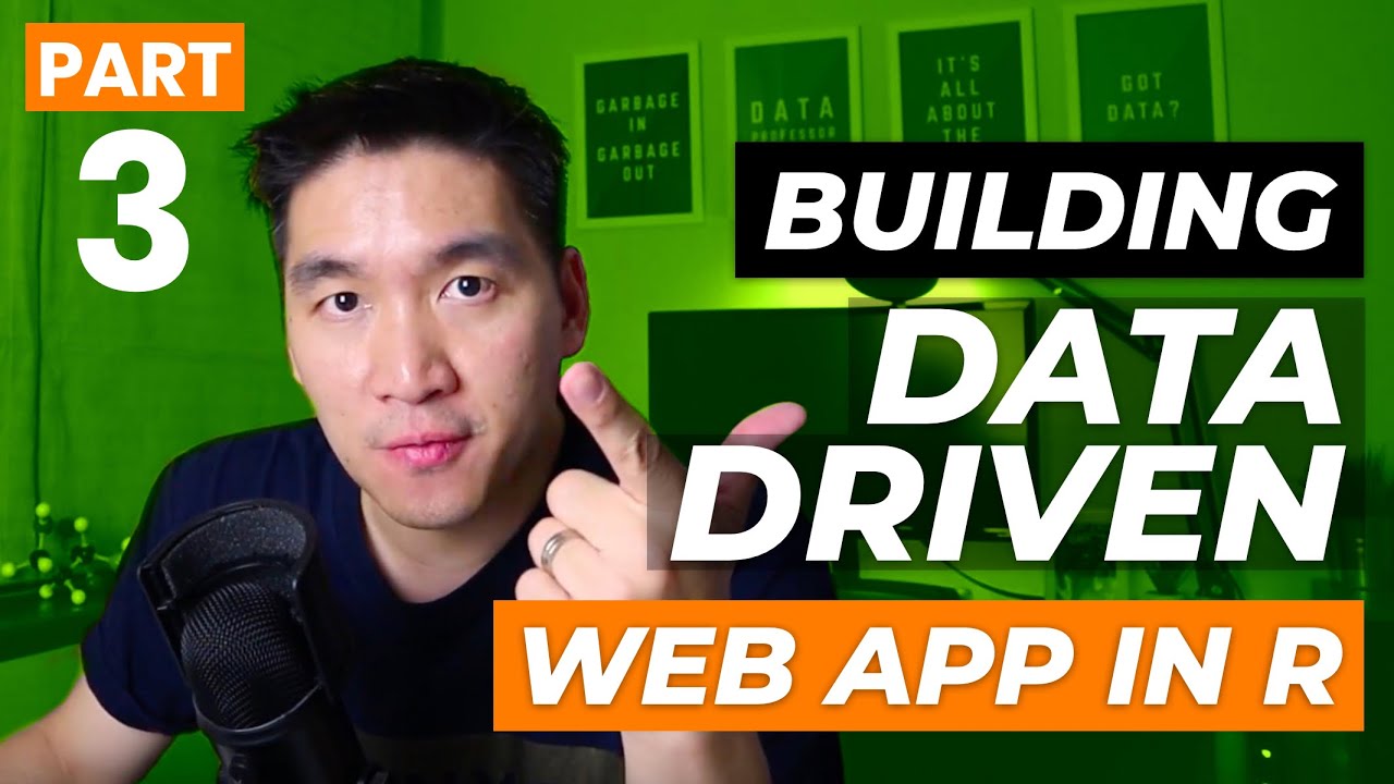 Web Apps in R: Building Data-Driven Web Application in R | Shiny Tutorial Ep 3